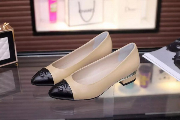 CHANEL Shallow mouth flat shoes Women--039